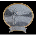 Golf, Female - Oval Legend Plates - 8"